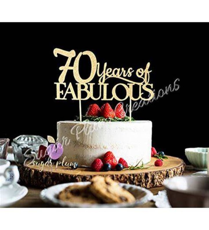 10 Years of Fabulous Cake Topper 10th Birthday Cake Topper Etsy
