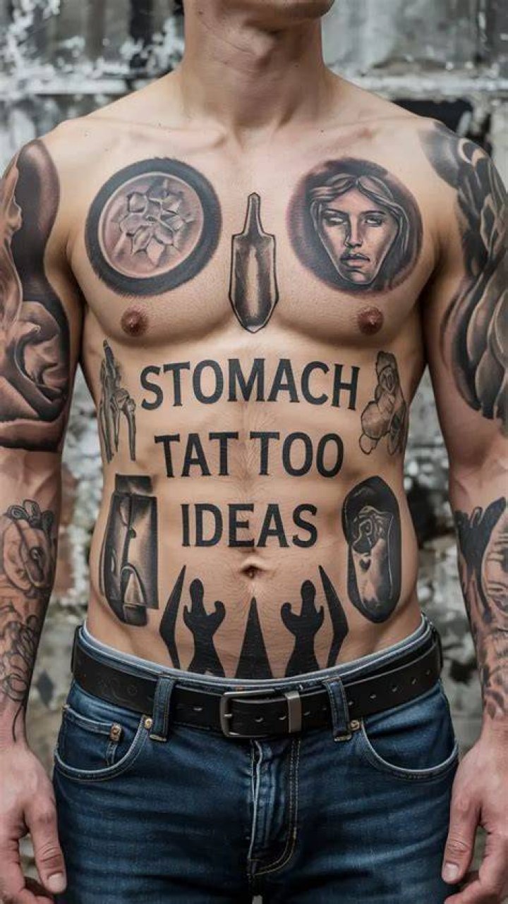 21+ Stomach Tattoo Designs, Ideas Design Trends Premium PSD, Vector