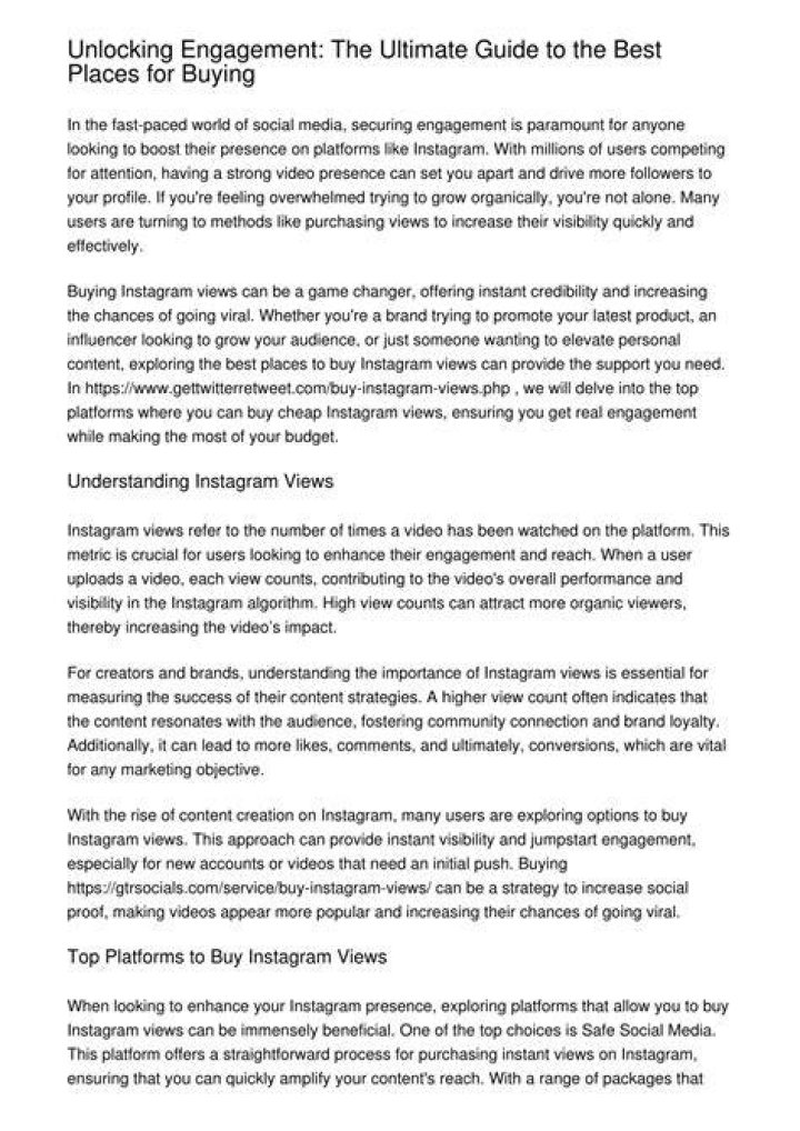 A Guide To Unlocking Engagement