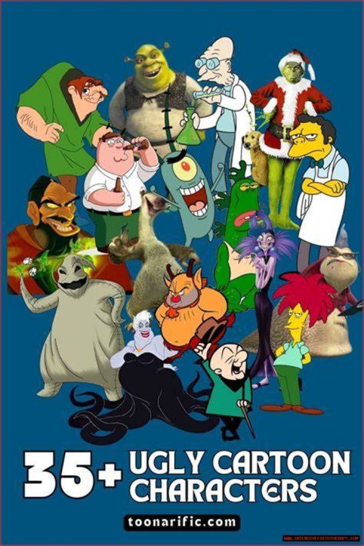 A Journey Into The World Of "Ugly" Cartoon Characters