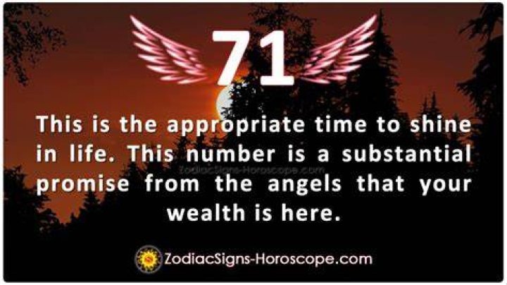 Angel Number 71