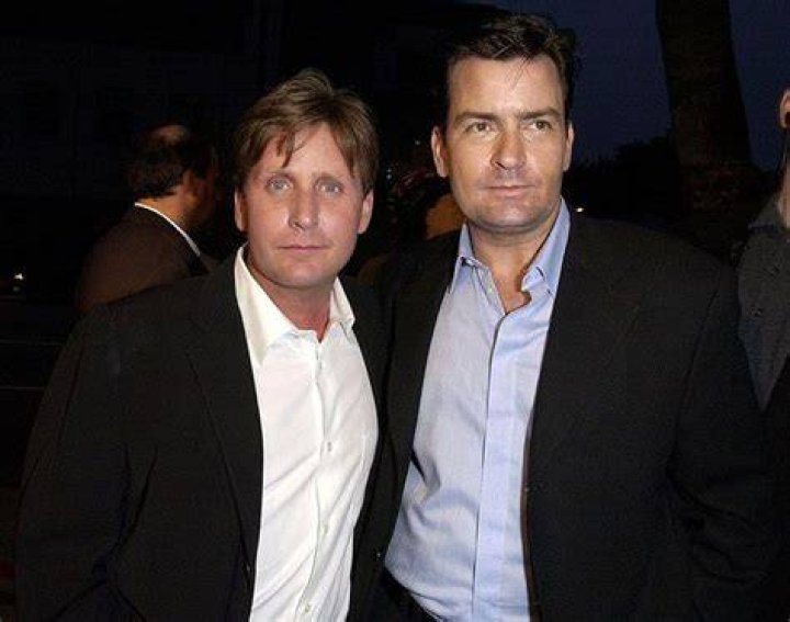 Charlie Sheen With His Brother Emilio Estevez Emilio estevez, Charlie