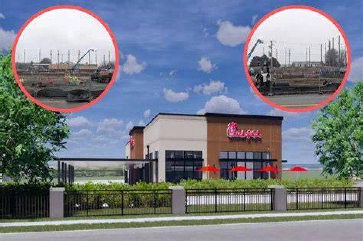 ChickFilA in Clifton Park Mooving Along! Check Out the Progress