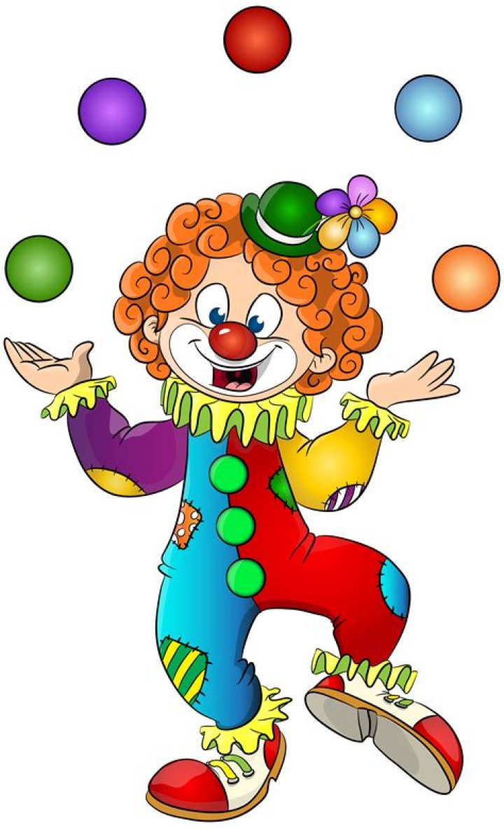 Clipart Clown Illustration 6