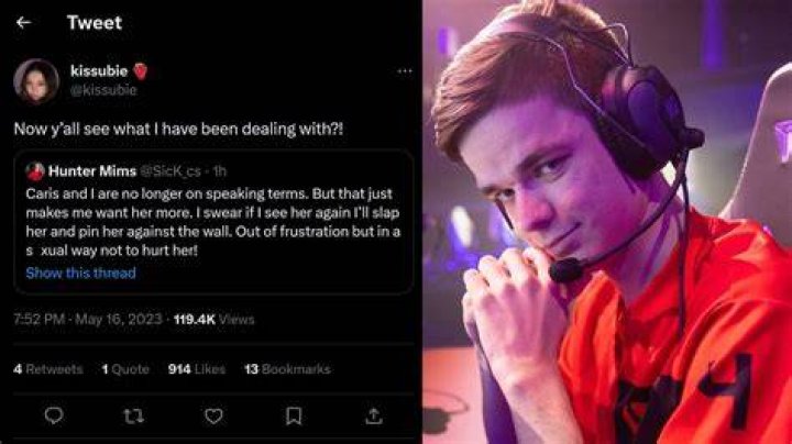 Controversial Valorant player SicK's ex-girlfriend responds after he tweets about slapping her