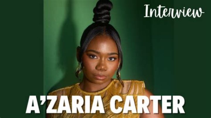 Discover The Inspiring Journey Of A'Zaria Carter
