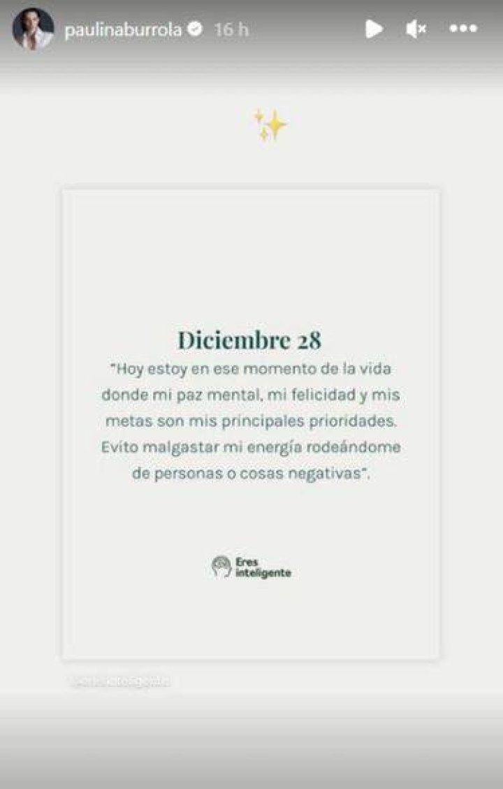 El mensaje de Paulina Burrola, novia de Mauricio Ochmann, ante la