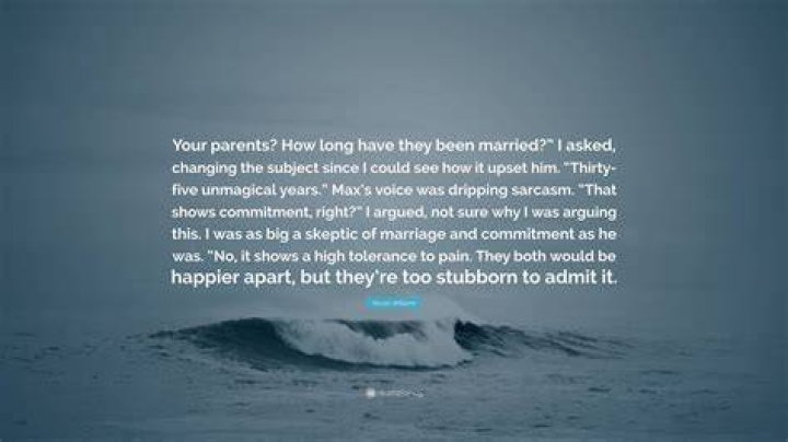 How Long Have They Been Married? |