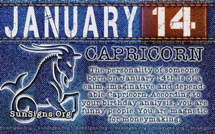 January 14 Zodiac Horoscope Birthday Personality ·