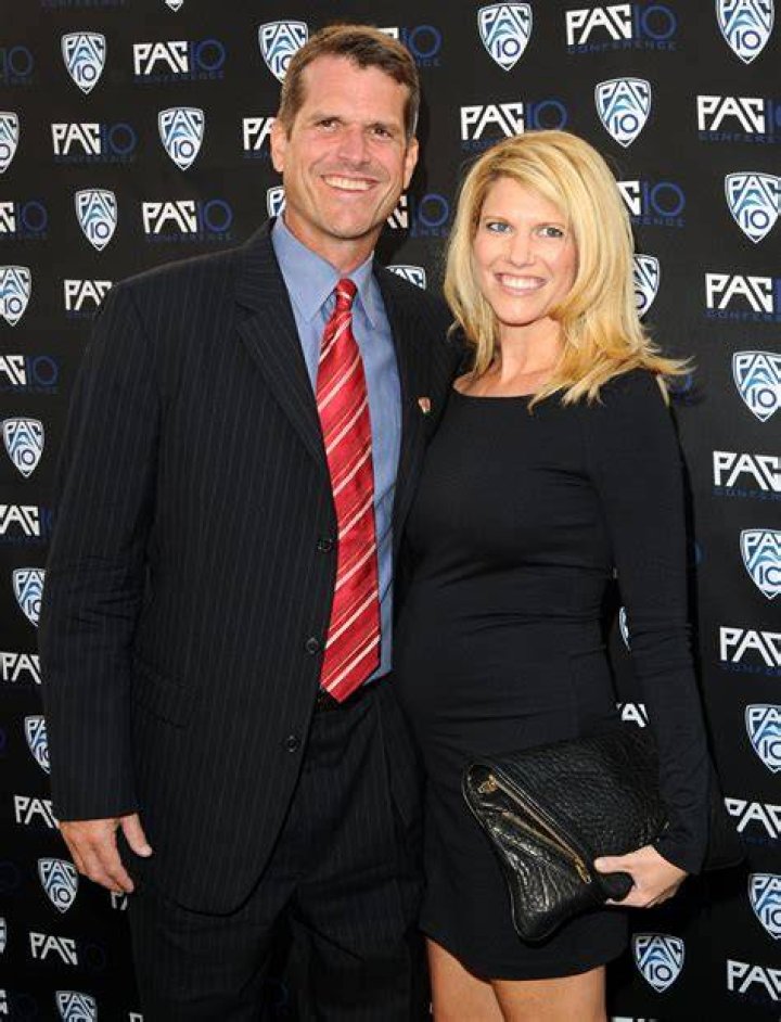 Jim Harbaugh Wife RhoanBosco