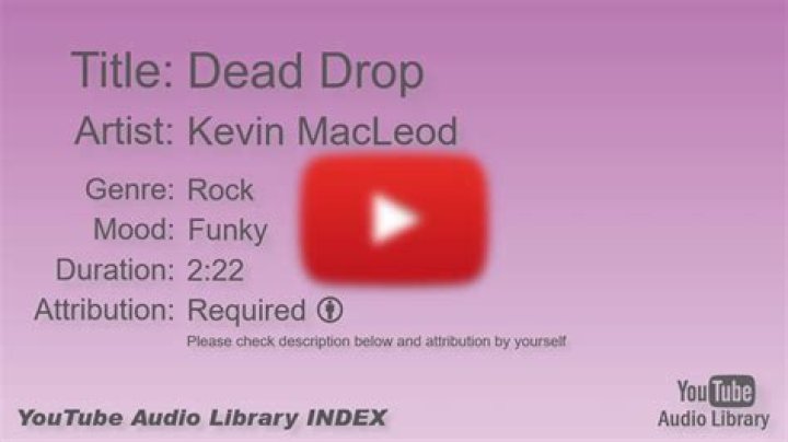 Kevin MacLeod Dead Drop [Rock] Dead drop, Kevin macleod, Royalty