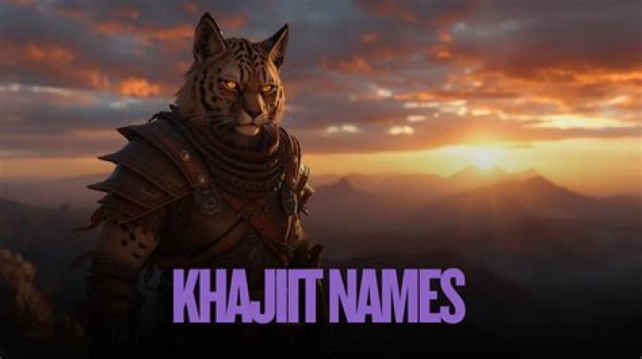 Khajiit Name Generator 1000s of random Khajiit names