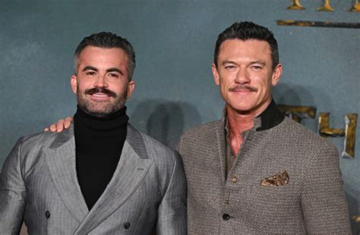Luke Evans with his family Luke evans, Luke, Evan