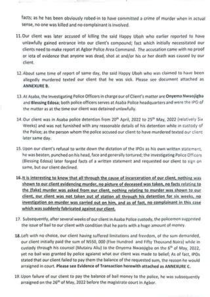 Mohbad’s petition to police against Sam Larry, others surfaces online