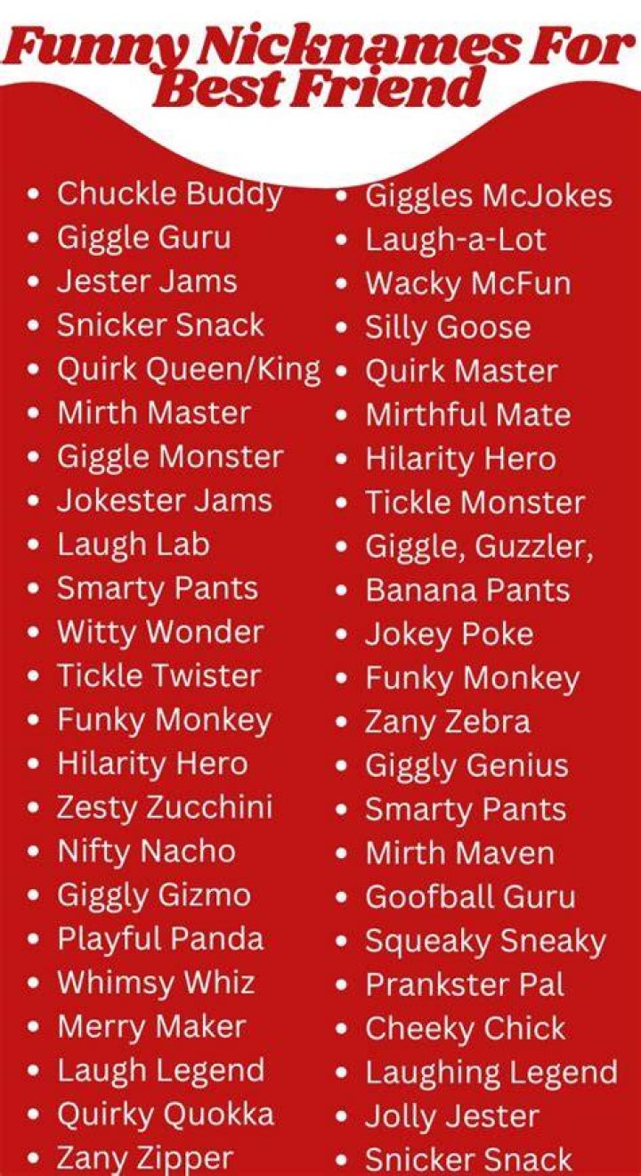 Nicknames Funny nicknames for friends, Nicknames for boyfriends