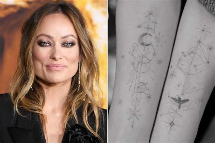Olivia Wilde has tattoos on her arms for her children "running out of