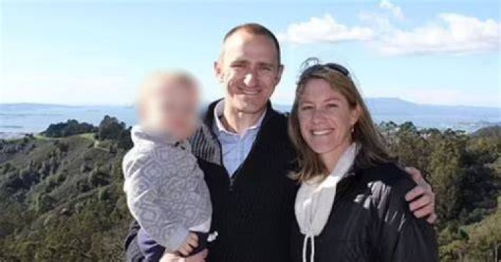 Pilot Joseph Emerson with wife and kids