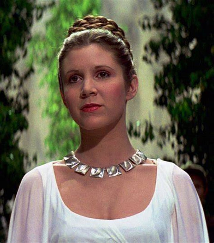 Princess Leia Organa (actress Carrie Fisher) from Star Wars movie saga
