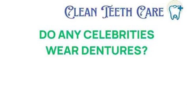 The Surprising Truth About Celebrities' Secret Dental Struggles