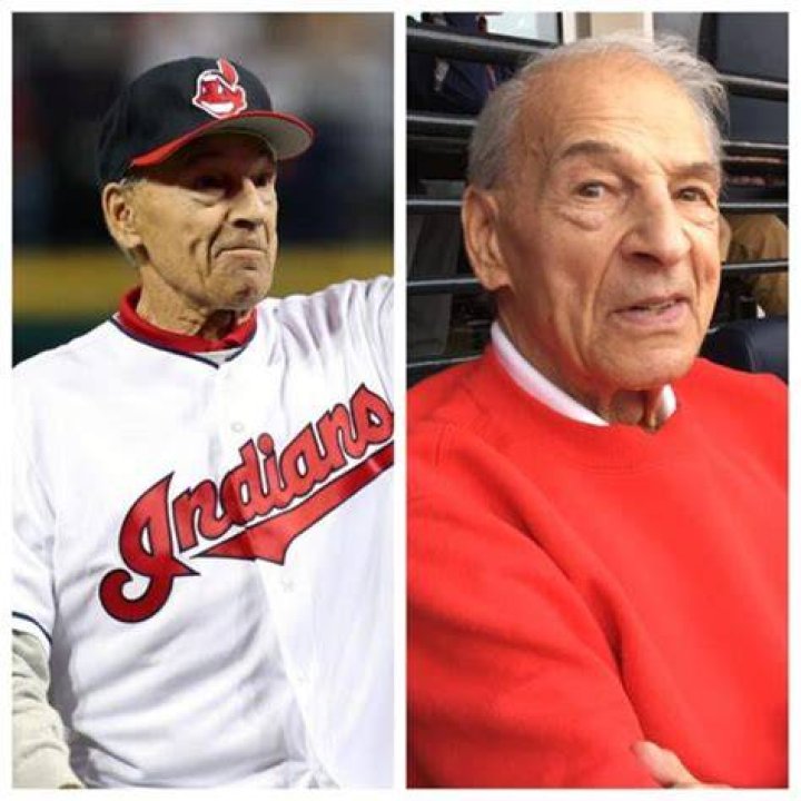 Tito Francona Sr. attends ALDS Game 2 between Indians, Yankees