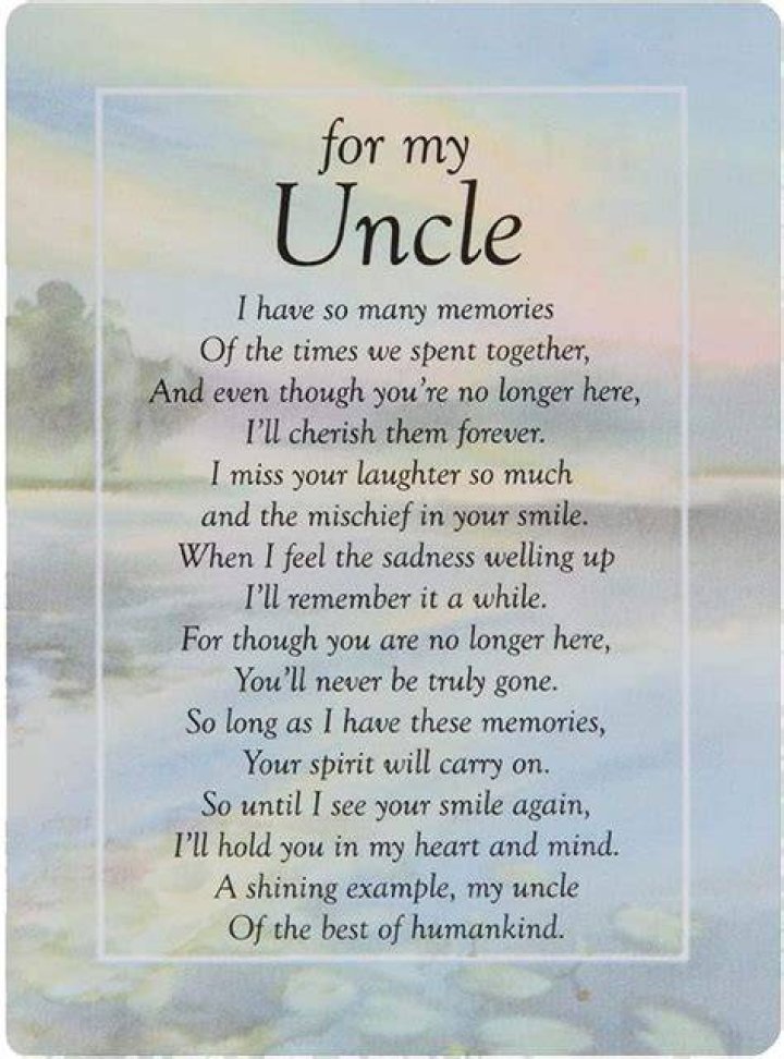 Uncover Heartfelt Quotes To Honor Your Beloved Uncle's Memory