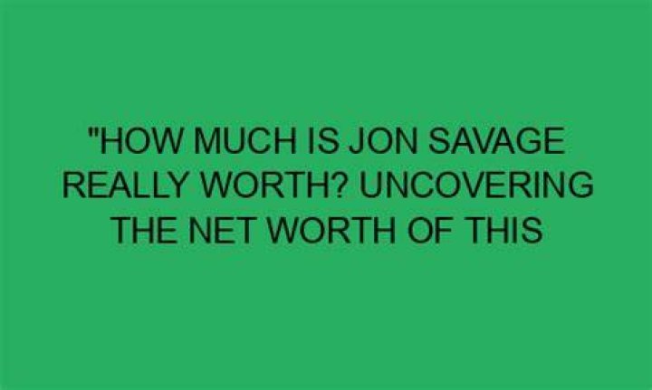 Uncovering The Net Worth Of A Music Icon