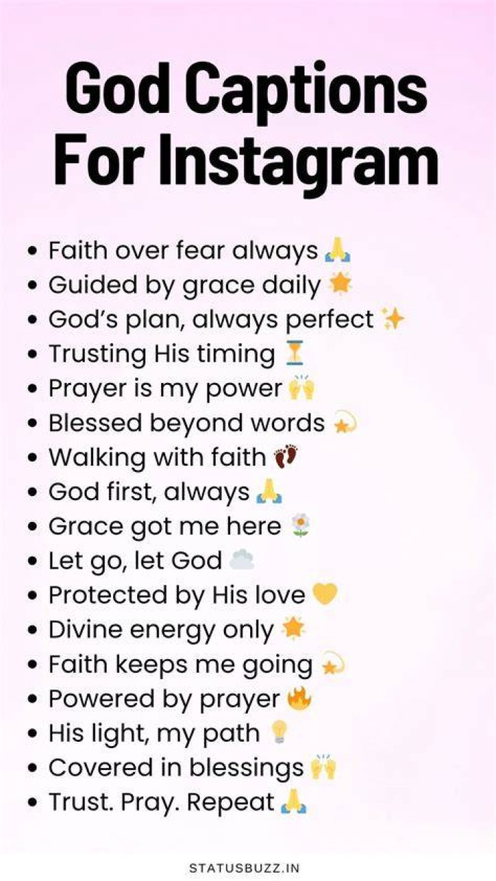 Unlock The Power Of God Captions For Instagram: Discoveries And Insights