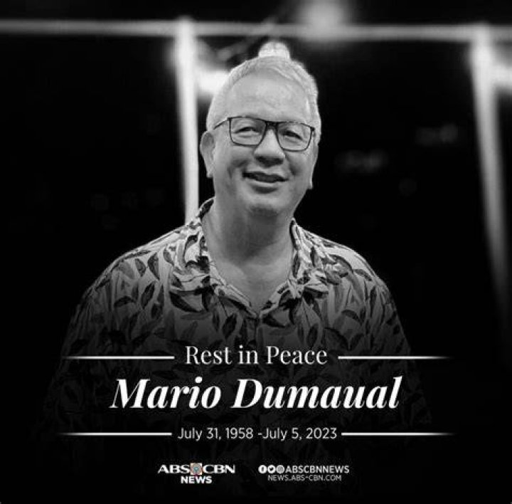 Unveiling The Cause Behind Mario Dumaual's Tragic Demise