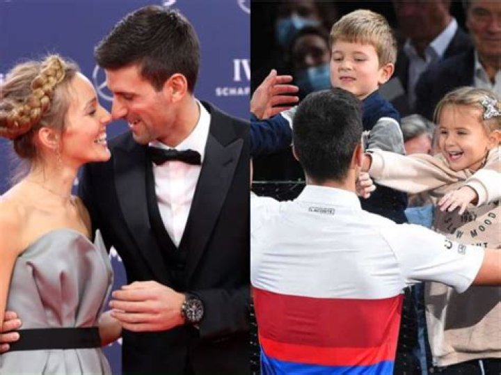 Who is Novak Djokovics wife, Jelena Djokovic and how many children do they have?