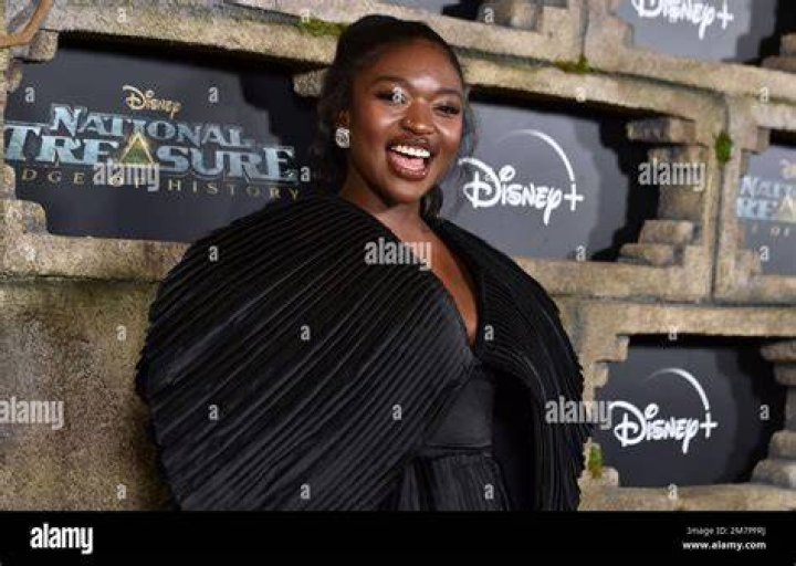 Zuri Reed with National Treasure Edge of History Cast Zuri Reed with National Treasure Edge of History Cast